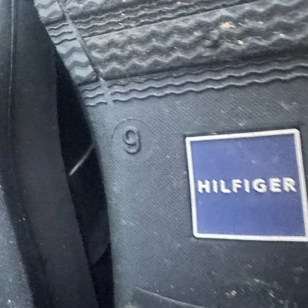 Tommy Hilfiger Black and Burgundy Interior Boots